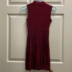 Knit sweater dress